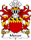 Welsh Coat of Arms for Mercer (of Temby, Pembrokeshire)
