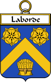 French Coat of Arms Badge for Laborde