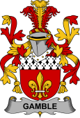 Irish Coat of Arms for Gamble