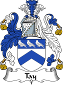 English Coat of Arms for the family Tay