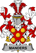 Irish Coat of Arms for Manders