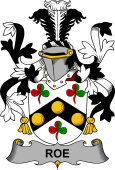 Irish Coat of Arms for Roe
