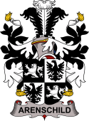 Coat of arms used by the Danish family Arenschild