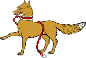 Fox Passant Collared and Chained