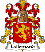 Coat of Arms from France for Lallemand or Lallemant