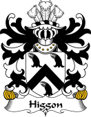 Welsh Coat of Arms for Higgon (John Hygon of Carmarthenshire)