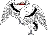 Pelican Rampant Wings Expanded