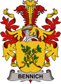 Coat of arms used by the Danish family Bennich