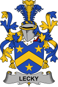Irish Coat of Arms for Lecky or Lackey