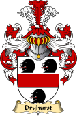 Welsh Family Coat of Arms (v.23) for Dryhurst (of Denbighshire)