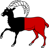 Ibex Passant Per Pale