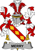 Irish Coat of Arms for Merry or O'Merry