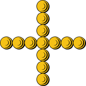 Cross, Bezantee