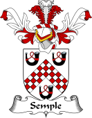 Coat of Arms from Scotland for Semple