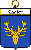 French Coat of Arms Badge for Cadier