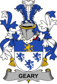Irish Coat of Arms for Geary or O'Geary