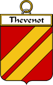 French Coat of Arms Badge for Thevenot