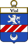 French Coat of Arms Badge for Vial