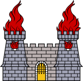 Castle 25 (Flammant with Gate)