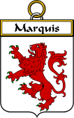 French Coat of Arms Badge for Marquis
