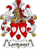 German Wappen Coat of Arms for Landauer