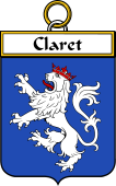 French Coat of Arms Badge for Claret