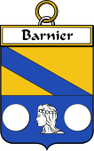 French Coat of Arms Badge for Barnier
