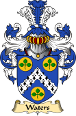 Irish Family Coat of Arms (v.23) for Waters or Watters