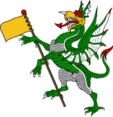 Dragon BTF-Banner and Pole