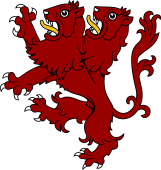 Lion Rampant Don or Double Headed