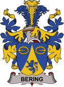 Coat of arms used by the Danish family Bering