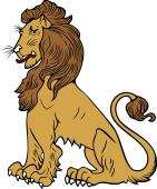 Lion Sejant