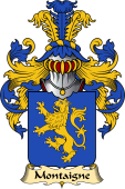 French Family Coat of Arms (v.23) for Montagne or Montaigne