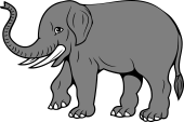 Elephant Passant