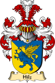 v.23 Coat of Family Arms from Germany for Hilz