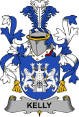 Irish Coat of Arms for Kelly or O'Kelly