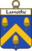 French Coat of Arms Badge for Lamothe or Lamotte