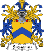 Italian Coat of Arms for Signorini