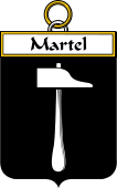 French Coat of Arms Badge for Martel