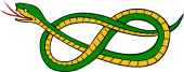 Serpent Fretted in the Form of a Knot