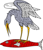 Heron Trussing or Preying