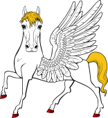 Pegasus Passant Guardant