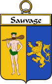 French Coat of Arms Badge for Sauvage