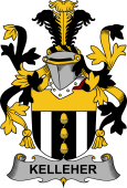 Irish Coat of Arms for Kelleher or O'Kelleher