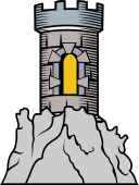 Tower On Rock-With Window