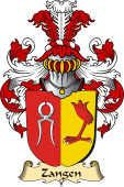 v.23 Coat of Family Arms from Germany for Zangen