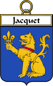 French Coat of Arms Badge for Jacquet