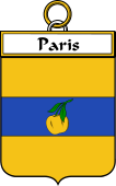 French Coat of Arms Badge for Paris