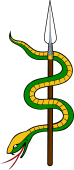 Lance encircled by Serpent Descending
