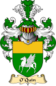 Irish Family Coat of Arms (v.23) for O'Quin or Cuinn